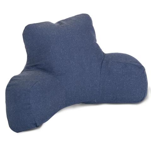 Majestic Home Navy Wales Reading Bean Bag Pillow