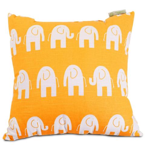 Majestic Home Yellow Ellie Large Pillow