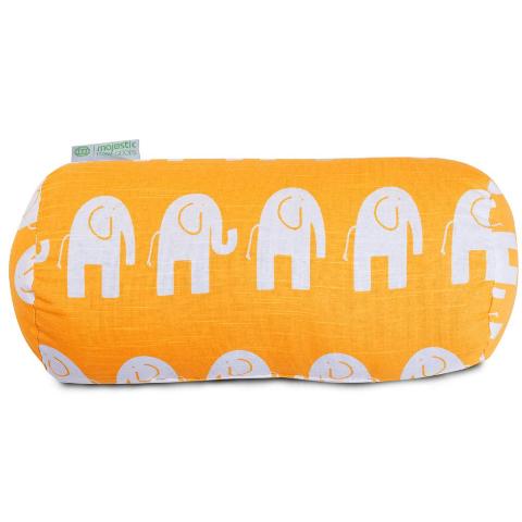 Majestic Home Yellow Ellie Round Bolster