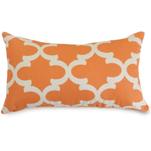 Majestic Home Peach Trellis Small Pillow