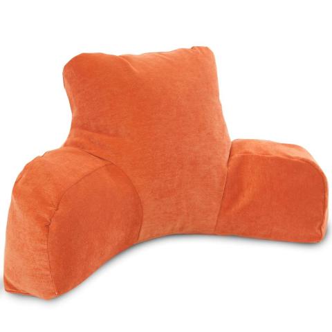 Villa Reading Pillow - Orange - 33in. x 18in. - Supportive Comfort