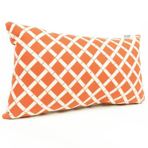 Majestic Home Burnt Orange Bamboo Small Pillow