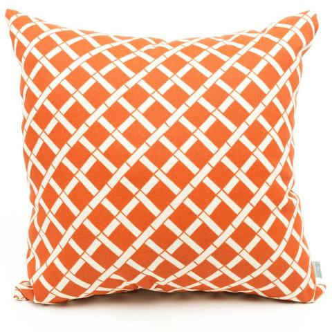 Majestic Home Burnt Orange Bamboo Large Pillow