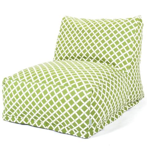 Majestic Home Sage Bamboo Bean Bag Chair Lounger