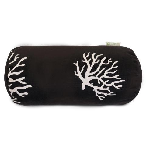 Majestic Home Black Coral Round Bolster