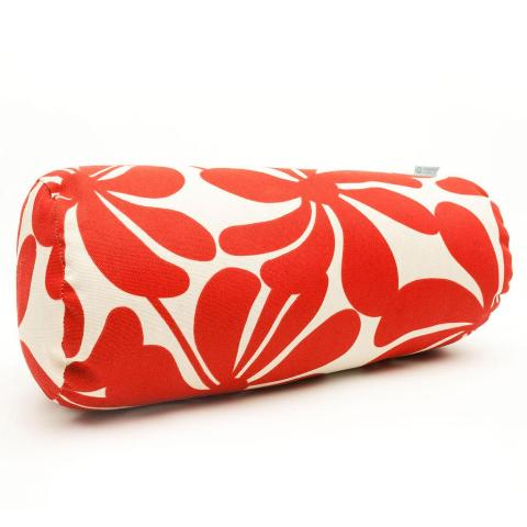 Majestic Home Red Plantation Round Bolster