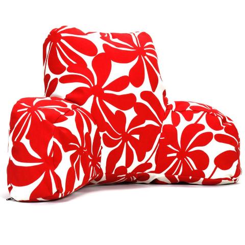 859072002163 Red Plantation Reading Pillow - Red - 33 x 6 x 18 in - UV Protected