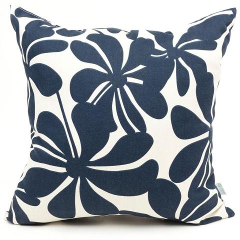 Majestic Home Navy Blue Plantation Large Pillow