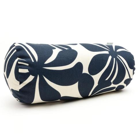 Majestic Home Navy Blue Plantation Round Bolster
