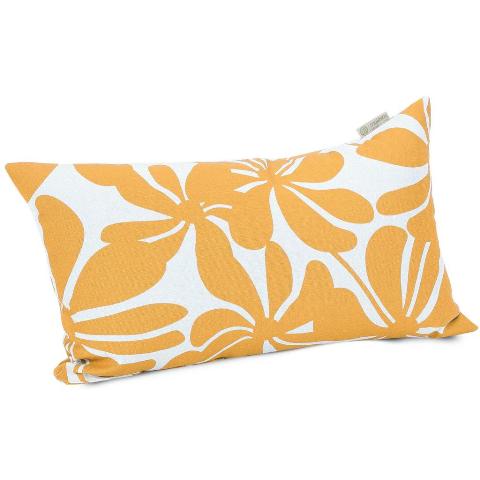 Majestic Home Yellow Plantation Small Pillow