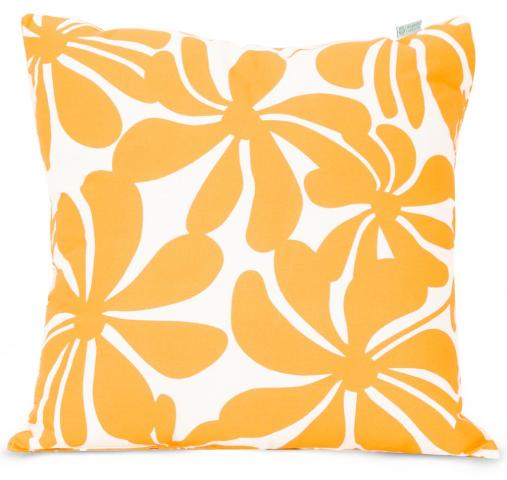 Majestic Home Yellow Plantation Extra Large Pillow