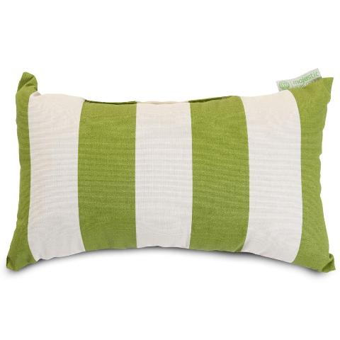 Majestic Home Sage Vertical Stripe Small Pillow