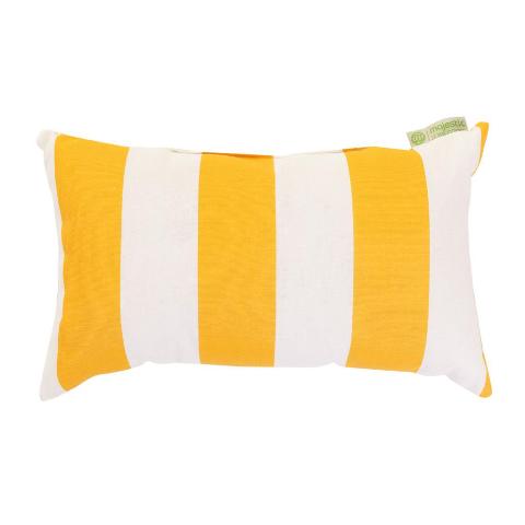 Majestic Home Yellow Vertical Stripe Small Pillow