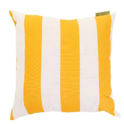 Majestic Home Yellow Vertical Stripe Large Pillow