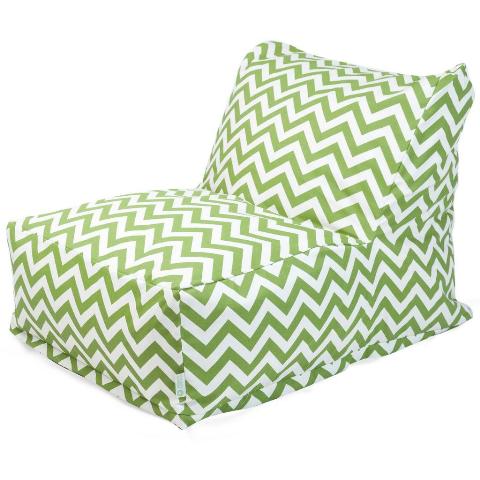 Majestic Home Sage Chevron Bean Bag Chair Lounger