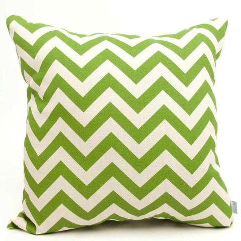 Majestic Home Sage Chevron Large Pillow