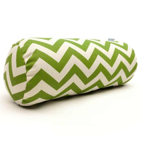 Majestic Home Sage Chevron Round Bolster