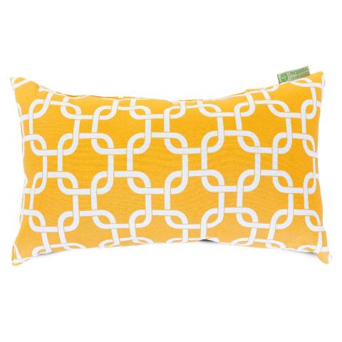 Majestic Home Yellow Links Small Pillow