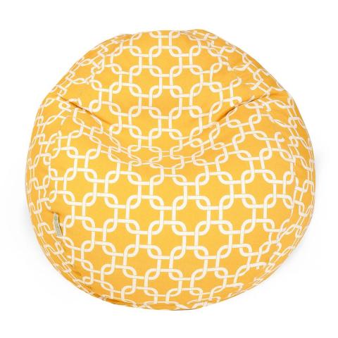 Majestic Home Yellow Links Small Classic Bean Bag
