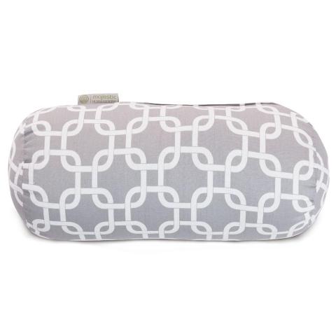 Majestic Home Gray Links Round Bolster
