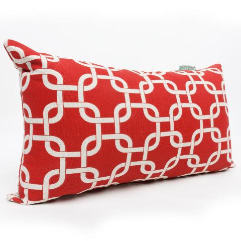 Majestic Home Red Links Small Pillow