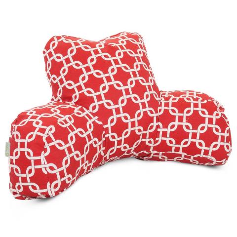 Majestic Home Red Links Reading Bean Bag Pillow