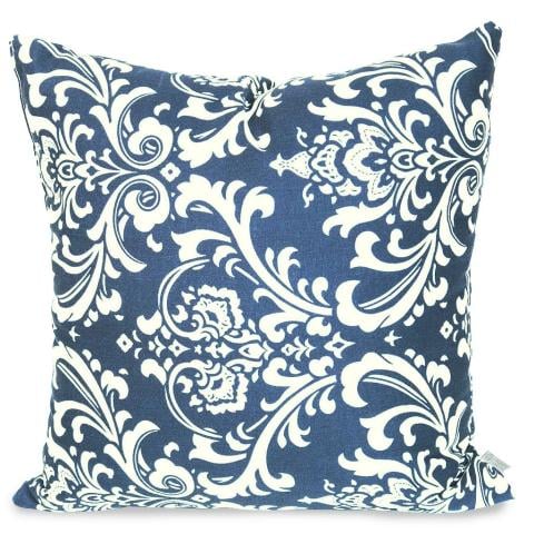 Majestic Home Navy Blue French Quarter Extra Large Pillow