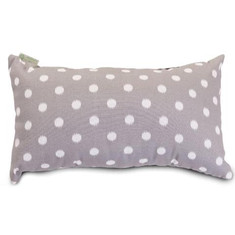 Majestic Home Gray Ikat Dot Small Pillow