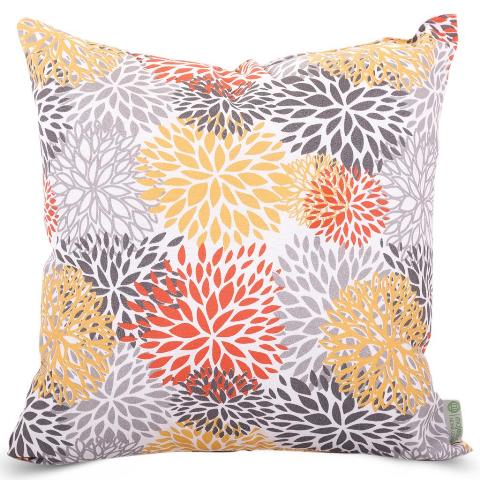 Majestic Home Citrus Blooms Large Pillow