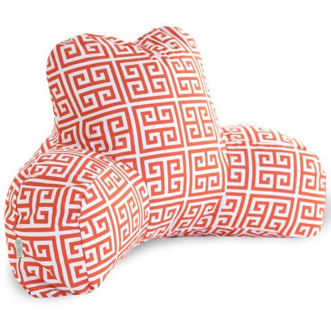 Majestic Home Orange Towers Reading Bean Bag Pillow