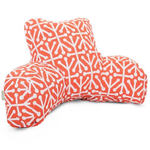 Majestic Home Orange Aruba Reading Bean Bag Pillow