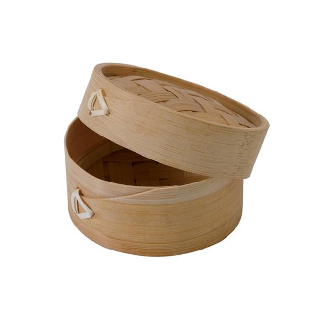 PacknWood 209BBDIM7 Dim Sum Bamboo Mini Steamer & Lid - 2.5 Oz. Pack Of 200