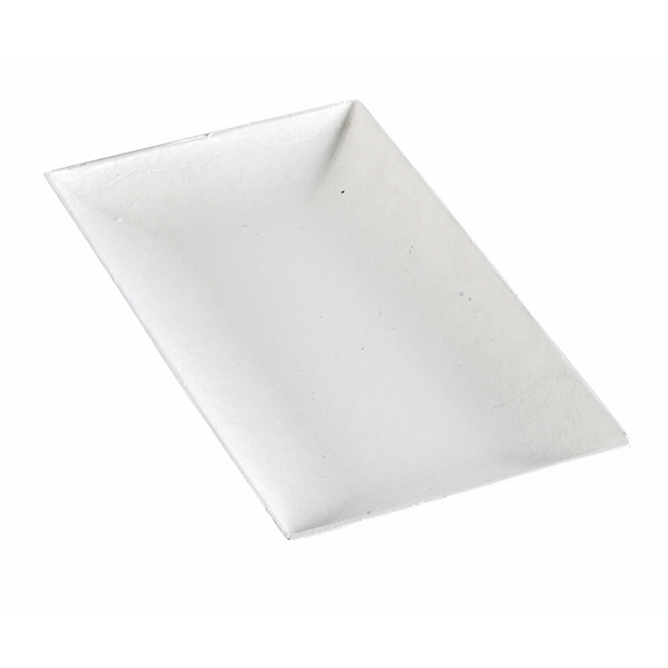 Bio N Chic Rectangular Sugarcane Plate, Pack Of 100