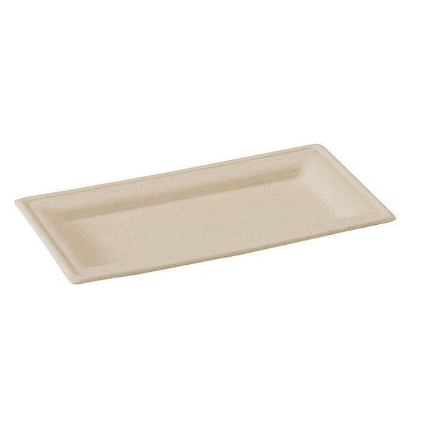 210APU1326BR Brown Rectangular Sugarcane Plate- Pack Of 500