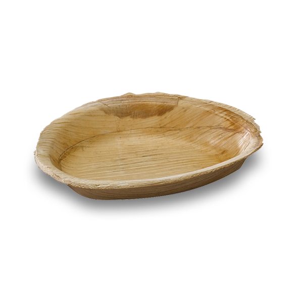 210BBAEG6 Mini Palmegg Palm Leaf Egg Shaped Mini Plate- Pack Of 100
