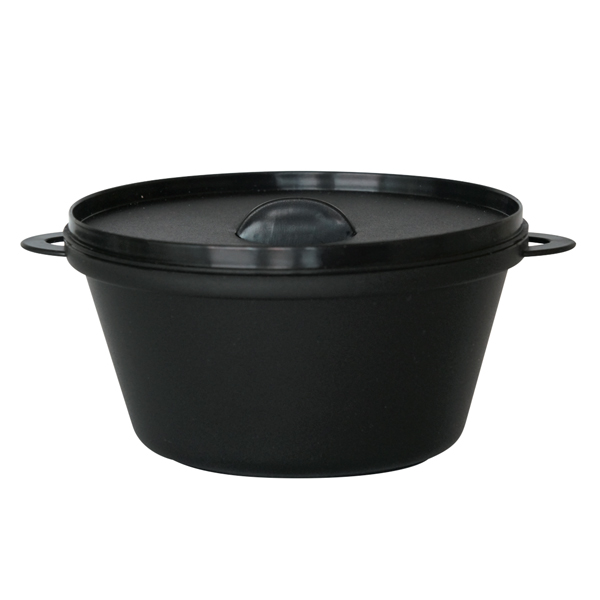 2.5 Oz. Small Black Pans With Lid Included