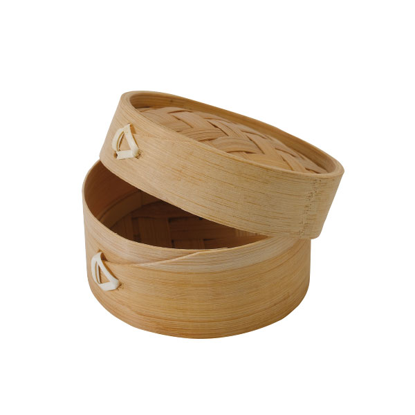 Dim Sum Bamboo Mini Steamer & Lid - 3.9 x 2.1 In, Pack Of 100