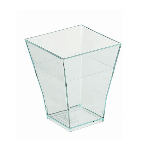 Taiti Clear Square Cup - 2 Oz. Pack Of 600