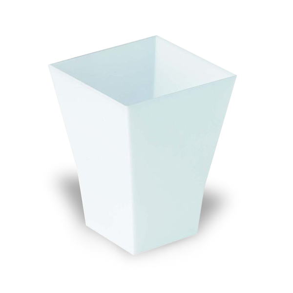 Taiti White Square Cup - 2 Oz. Pack Of 600