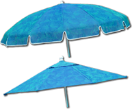 7.5 ft. Mesh Jungle Print Umbrella