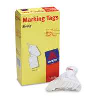 Picture of Avery Dennison 12204 White Marking Tags- Paper- White- 1- 000 Per Box