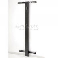 239128BK 72 H In. Wall Mount Post Black