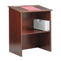 Picture of Famous Brand 248631MH Stand Up Lectern&#44; 23 W X 15.75 D X 45.87 H&#44; Mahogany