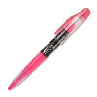 Integra 33312 Liquid Ink Highlighter, Chisel Tip, Fluorescent Pink
