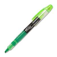 Integra 33314 Liquid Ink Highlighter, Chisel Tip, Fluorescent Green