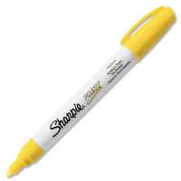 Picture of Sanford Ink 35554 Sharpie Paint Marker Oil Base- Medium Point- Yellow