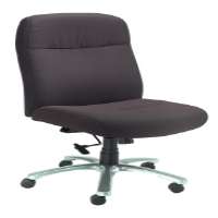 Big & Tall Chair, Fabric Upholstery, Black