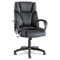 Picture of Alera ALEFZ41LS10B Fraze High Back Swivel Tilt Chair&#44; Black Leather