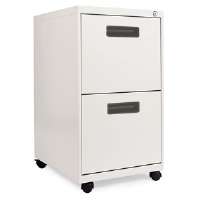 Picture of Alera ALEPA542820LG Two Drawer Mobile Pedestal File Light Gray