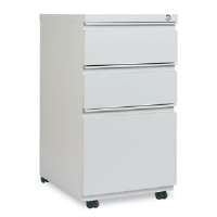 Picture of Alera ALEPB532819LG Three Drawer Mobile Pedestal File With Full Length Pull Gray
